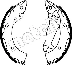 Brake Shoe Set (53-0189)
