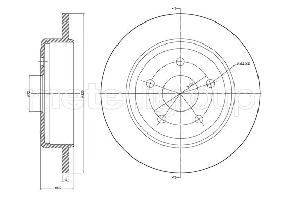 Brake Disc (23-1546C)
