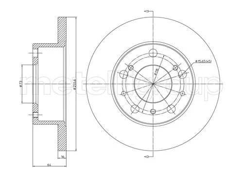 Brake Disc (23-0134)
