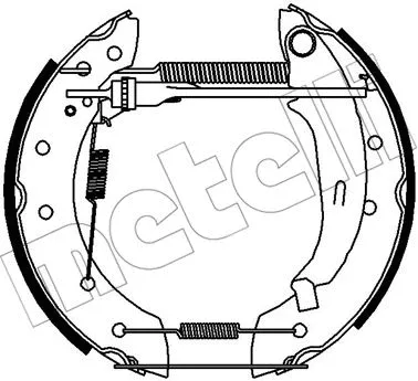 Brake Shoe Set (51-0422)