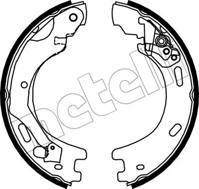 Brake Shoe Set, parking brake (53-0376)