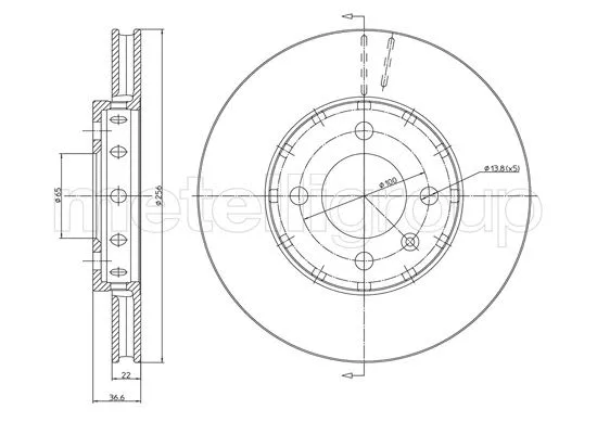 Brake Disc (23-1371C)