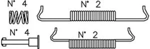 Accessory Kit, brake shoes (K382)