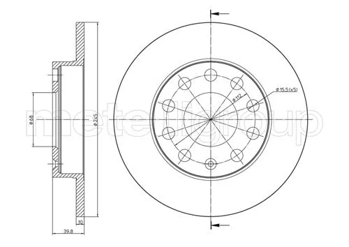 Brake Disc (23-0748C)