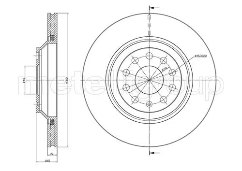 Brake Disc (23-0889C)