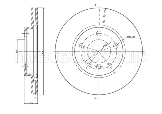 Brake Disc (23-1408C)