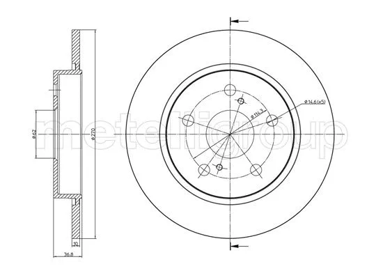 Brake Disc (23-1022C)