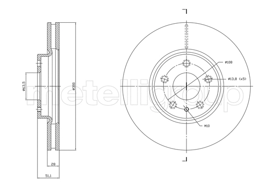 Brake Disc (23-1790C)