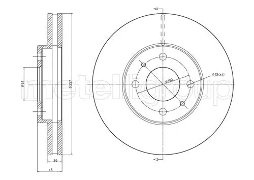 Brake Disc (23-0250)