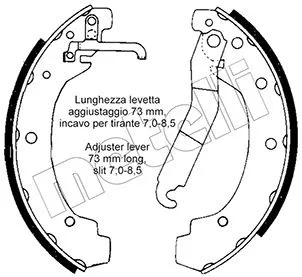 Brake Shoe Set (53-0467)