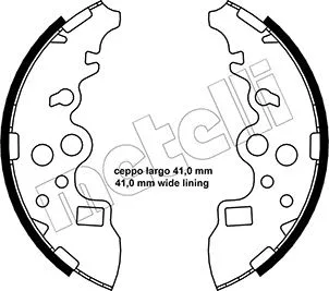 Brake Shoe Set (53-0222)