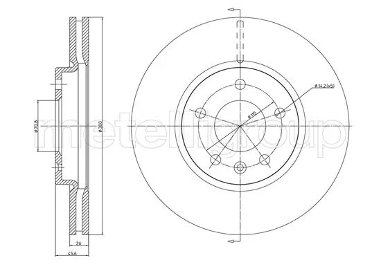 Brake Disc (23-1003C)