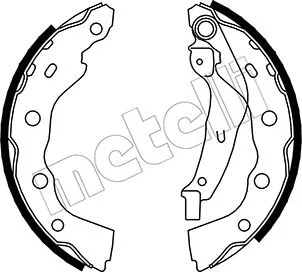 Brake Shoe Set (53-0259)