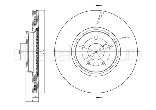 Brake Disc (23-1512C)