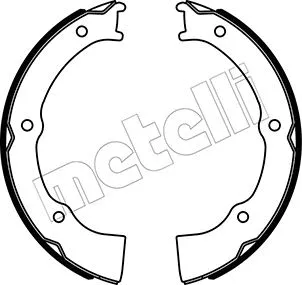 Brake Shoe Set, parking brake (53-0500)