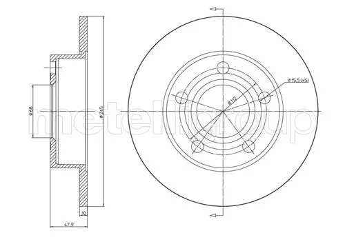 Brake Disc (23-0531C)