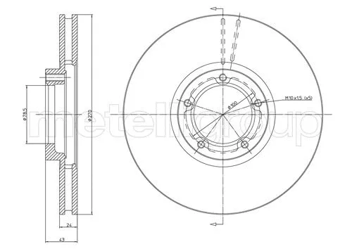 Brake Disc (23-0458)