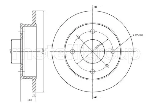 Brake Disc (23-0594)