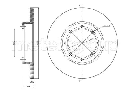 Brake Disc (23-1385C)