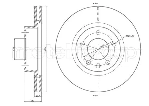 Brake Disc (23-0446)