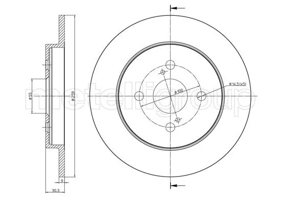 Brake Disc (23-1013C)