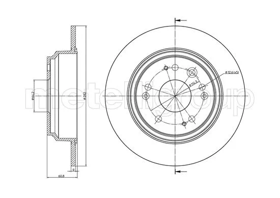 Brake Disc (23-1352C)