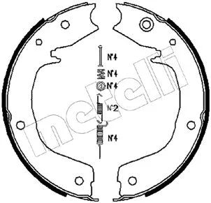 Brake Shoe Set, parking brake (53-0267K)