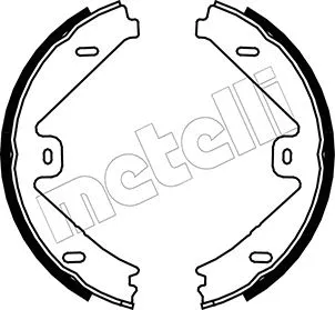 Brake Shoe Set, parking brake (53-0250)