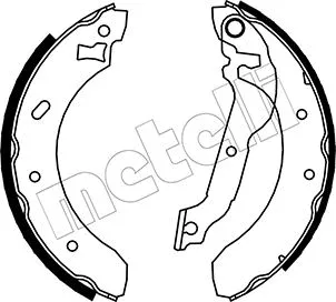 Brake Shoe Set (53-0121)