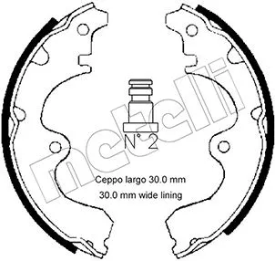 Brake Shoe Set (53-0634)