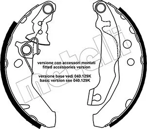 Brake Shoe Set (53-0132Y)