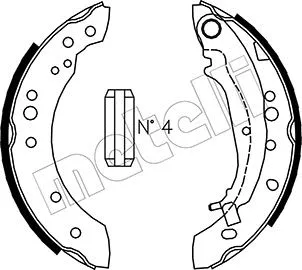 Brake Shoe Set (53-0266)