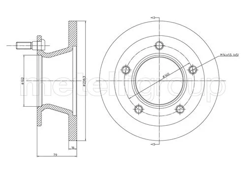 Brake Disc (23-0308)