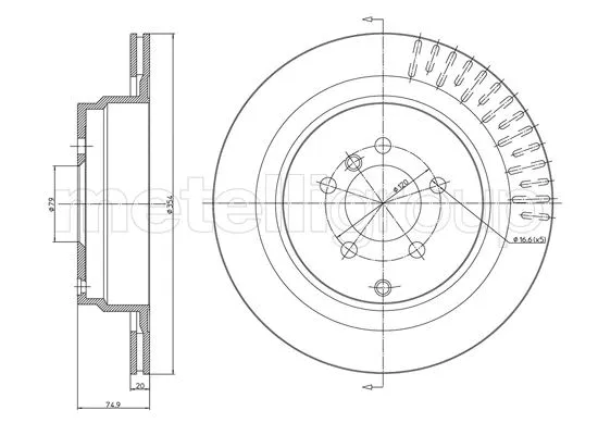 Brake Disc (23-1731C)