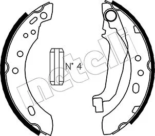 Brake Shoe Set (53-0284)