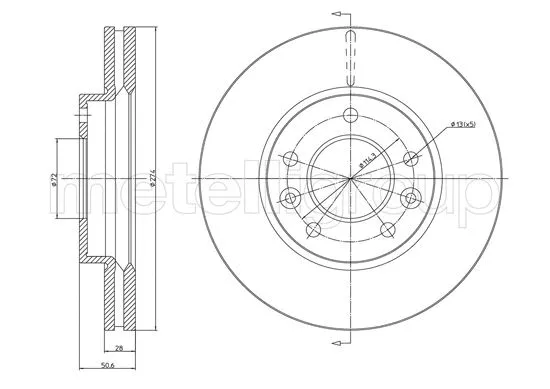 Brake Disc (23-1554C)