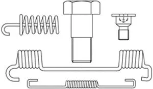 Accessory Kit, brake shoes (K332)