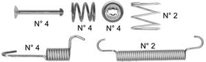 Accessory Kit, brake shoes (K445)