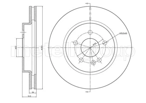 Brake Disc (23-0700C)