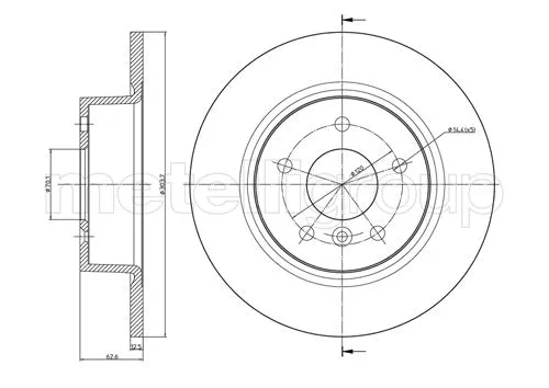 Brake Disc (23-0483C)