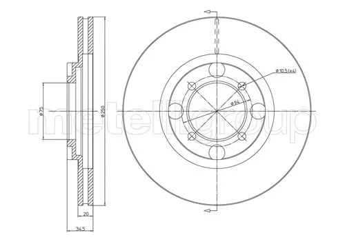 Brake Disc (23-0272)