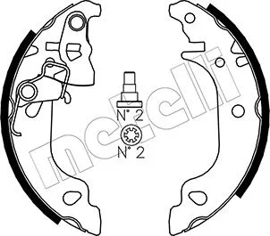 Brake Shoe Set (53-0079)