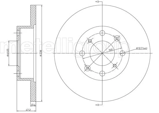 Brake Disc (23-0268)