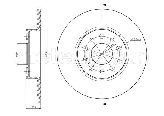 Brake Disc (23-1486C)