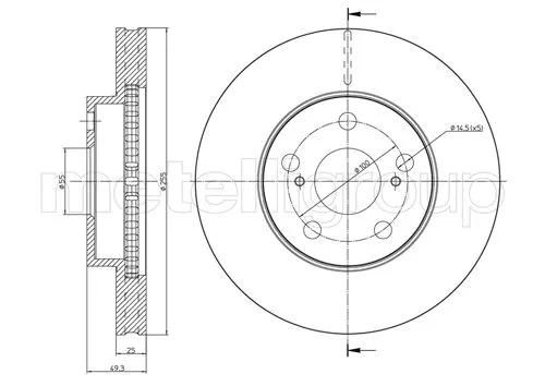 Brake Disc (23-0740C)