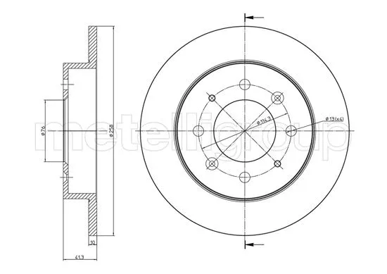 Brake Disc (23-1122C)