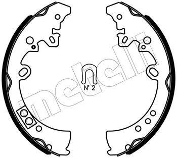 Brake Shoe Set (53-0445J)