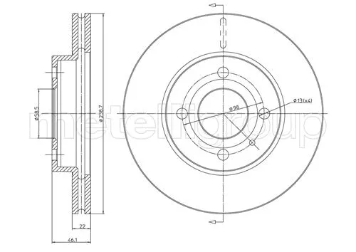 Brake Disc (23-0202)