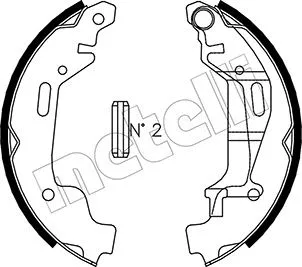 Brake Shoe Set (53-0314)
