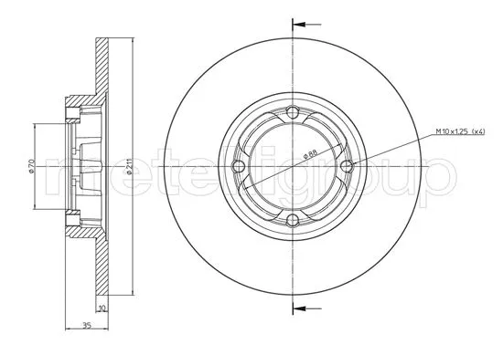Brake Disc (23-1048C)